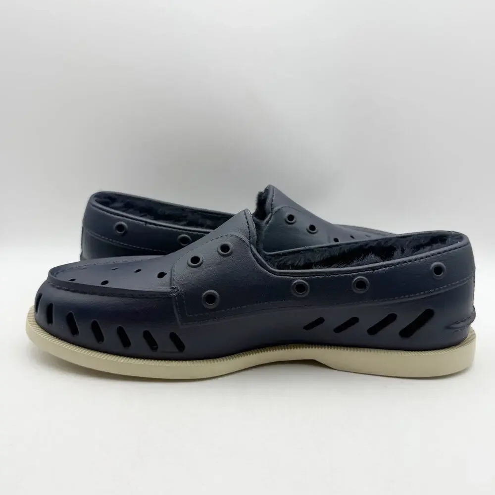 Sperry Mens Original Float Cozy Boat Shoes US 10 EU 43 Navy Blue NWOB